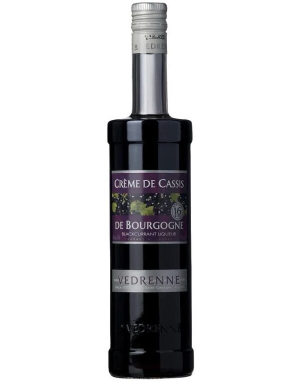 Crème de Cassis de Bourgogne Blackcurrant Liqueur Vedrenne