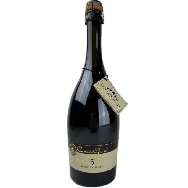Lambrusco Letizia 5 Stelle Rosso Secco