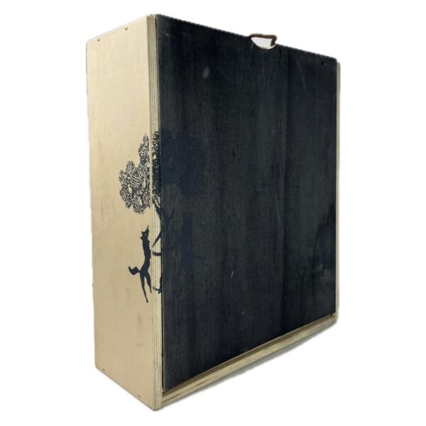 Caja de Madera Tapa Negra 3 Botellas Sierra Cantabria