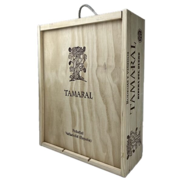 Caja de Madera 3 Botellas Tamaral