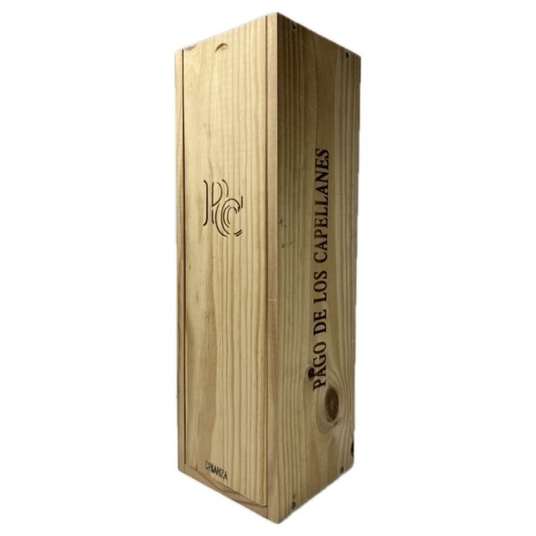 Caja de Madera 1 Botella Pago de los Capellanes Crianza Magnum