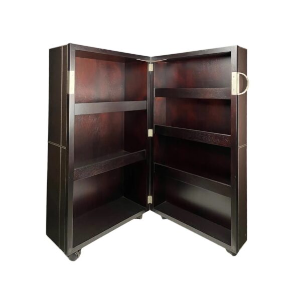 Mueble Bar Cuero Espresso Puerta - Anahaw